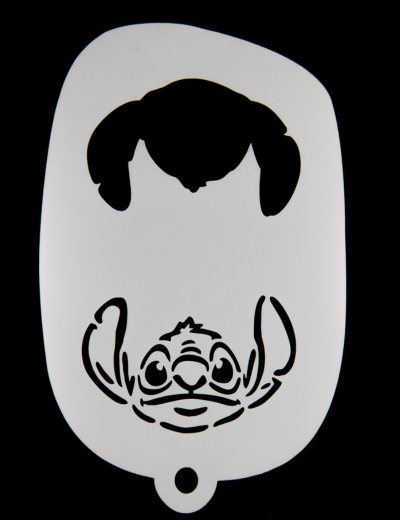 Face Paint Stencil | Stitch 2