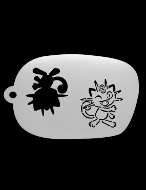 Face Paint Stencil | Meowth