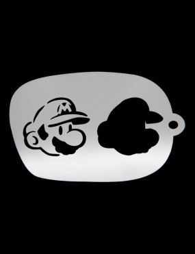 Face Paint Stencil | Mario Bros
