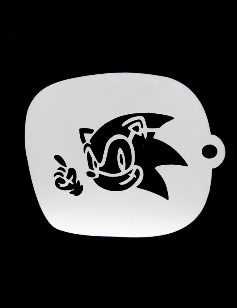 Face Paint Stencil | Sonic