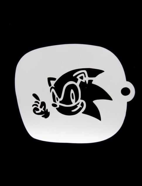 Face Paint Stencil | Sonic