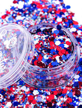 Superstar Chunky Mix Rood Wit Blauw