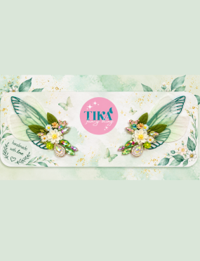 Bling Luxe Fairy Butterfly Groen - 2 stuks