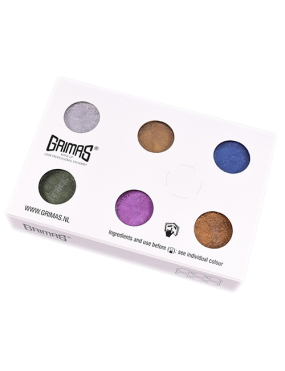 Grimas Water Metallic Palette 6 x 2.5ml