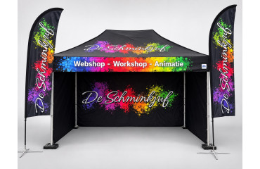 De nieuwe Schminkjuf Party Tent!